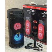 KMS-6682 Speaker Outdoor Portable Trolley Speaker DJ Speaker System Subwoofer Sound Box With LED Light